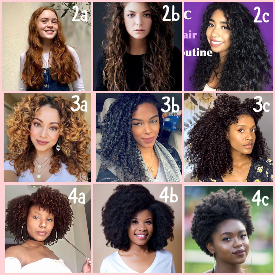 Types of curly hair we cut and style at Poza Salon, Charlotte, NC